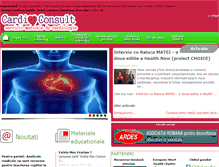 Tablet Screenshot of cardioconsult.ro